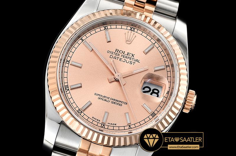 RDJ0306A - Datejust 36mm Flt RGSS Rose GoldStk ARF Asia SH3135 - 01.jpg